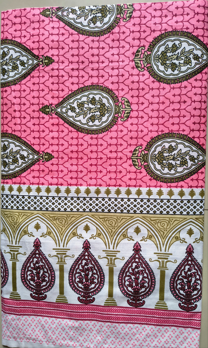 Jaipuri Double bedsheet (108*108 cm )