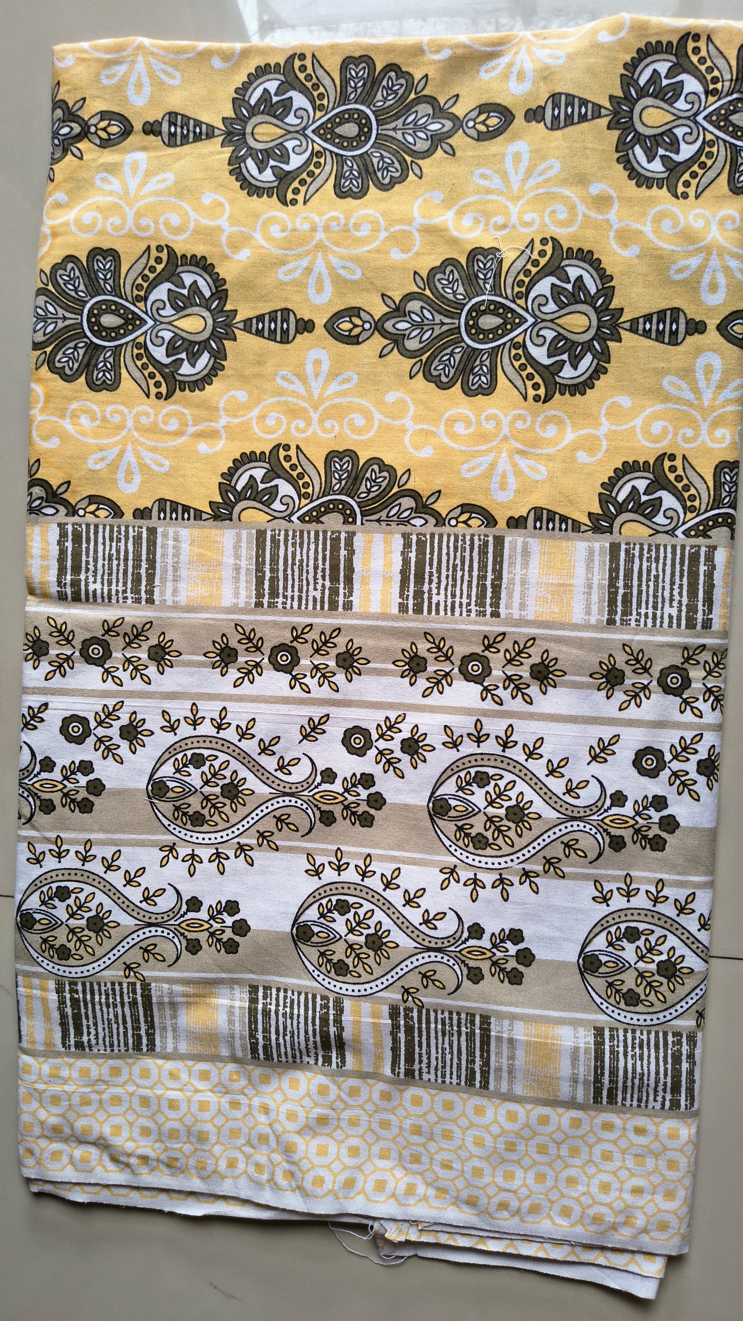 Jaipuri Double bedsheet (108*108 cm )