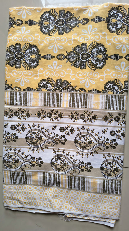 Jaipuri Double bedsheet (108*108 cm )