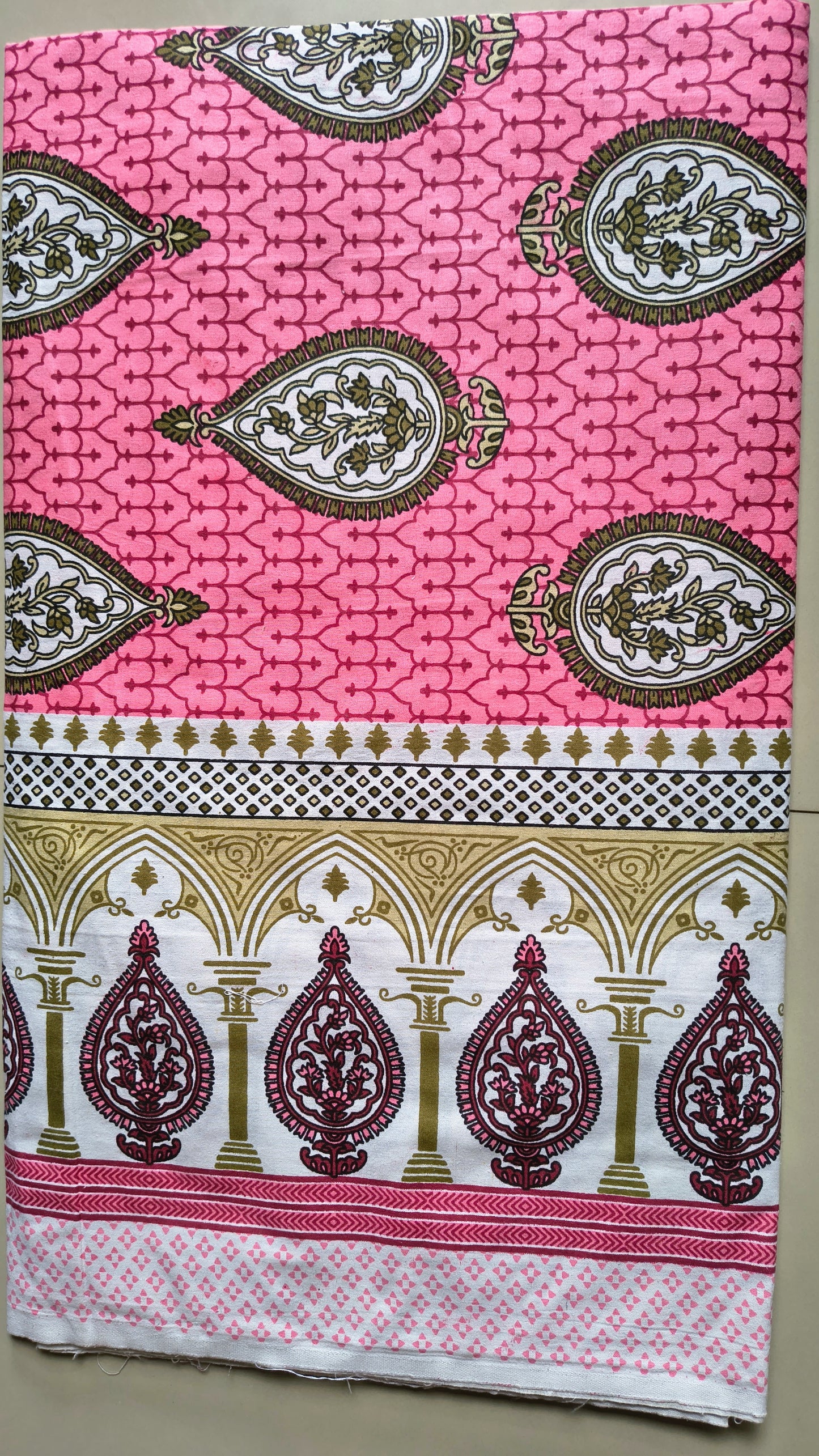Jaipuri Double bedsheet (108*108 cm )