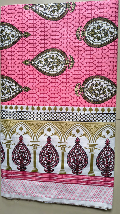 Jaipuri Double bedsheet (108*108 cm )